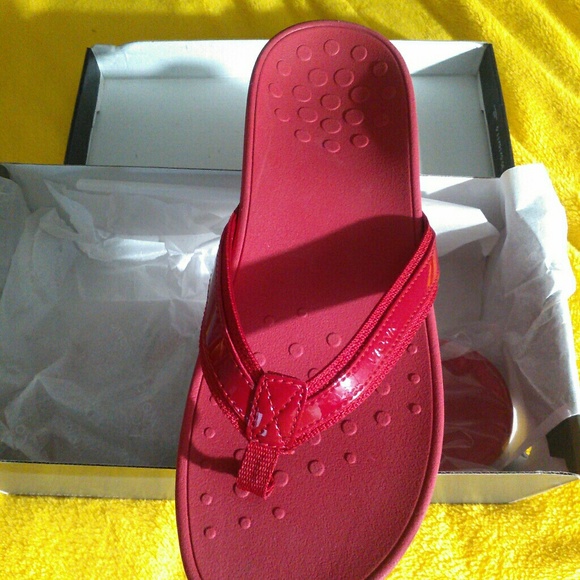 Vionic Shoes | Brand New Vionic Size 1 Red Womens Shoes | Poshmark